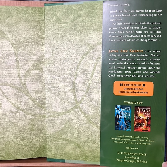 Hardcover novel “Dream Eyes” by Jayne Ann Krentz published by Putnam - Picture 8 of 16